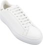 Fabiana Filippi Zachte leren sneakers met glanzend detail Beige Dames - Thumbnail 2