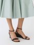Fabiana Filippi Zwarte Leren Sleehak Sandalen Enkelband - Thumbnail 2