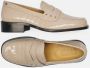 Fabienne Chapot Beige Croco Textuur Loafers met Studs - Thumbnail 3