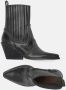 Fabienne Chapot Bree leren cowboylaarzen zwart - Thumbnail 5