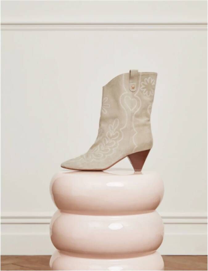 Fabienne Chapot Cowboy Boots White Dames