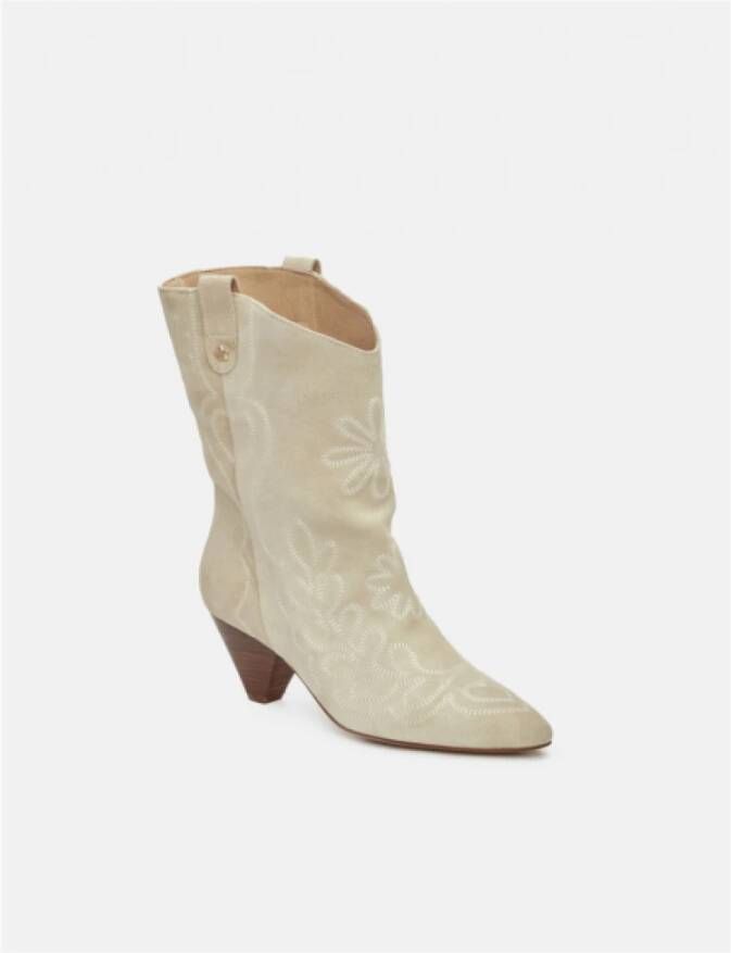 Fabienne Chapot Cowboy Boots White Dames