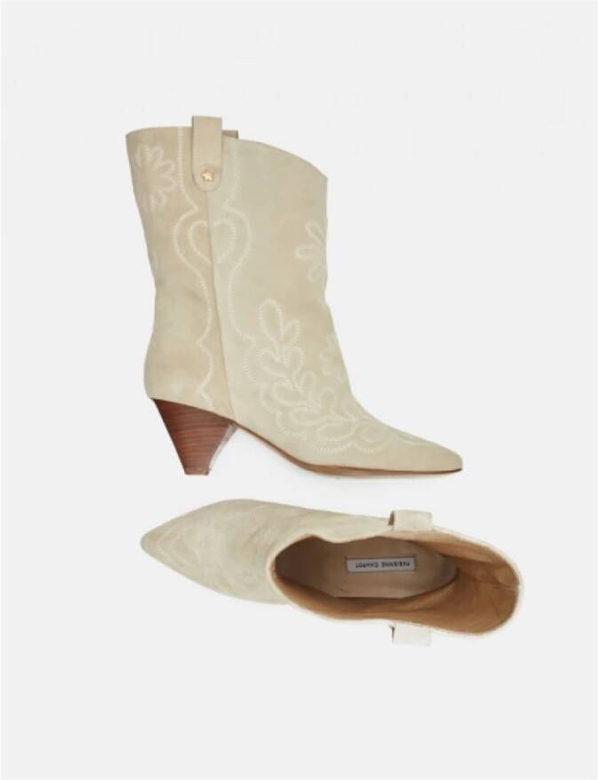 Fabienne Chapot Cowboy Boots White Dames