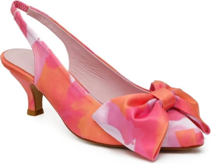 Fabienne Chapot Elegante Kitten Heel Pink Dames