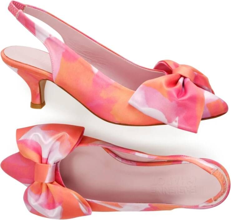Fabienne Chapot Elegante Kitten Heel Pink Dames