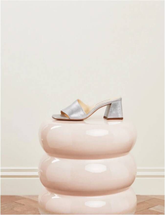 Fabienne Chapot Zilveren Muiltjes Gray Dames
