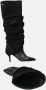 Fabienne Chapot Zwarte laars met puntige neus en hoge stilettohak Black Dames - Thumbnail 4