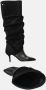 Fabienne Chapot Zwarte puntige hoge stiletto laars Black Dames - Thumbnail 4