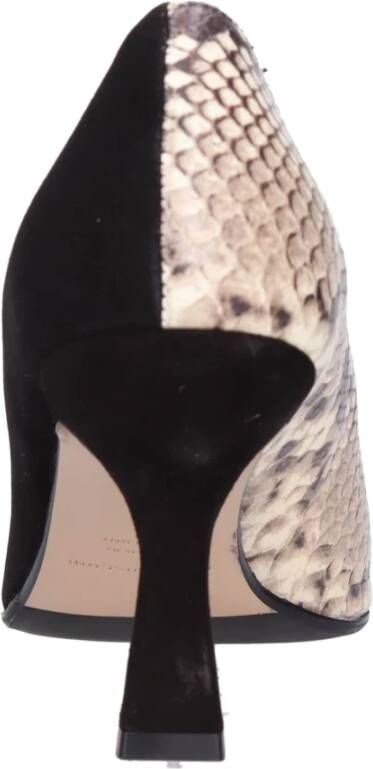Fabio Rusconi Met Hak Zwart Black Dames