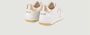 Faguo Alder Leather Low Top Sneakers White Dames - Thumbnail 4