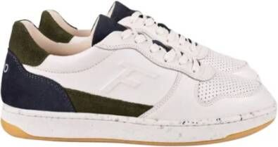 Faguo Alder lederen sneaker Wit Heren