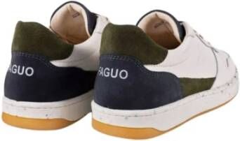 Faguo Alder lederen sneaker Wit Heren
