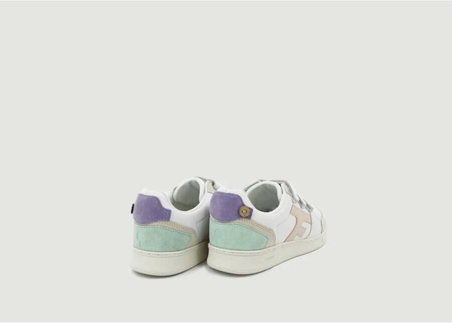 Faguo Hazel Velcro lage top sneakers Wit Dames