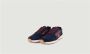 Faguo Lage suède lopende sneakers Blauw Heren - Thumbnail 3