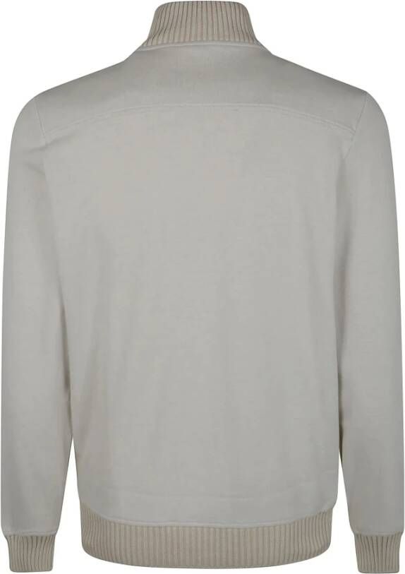 Fay Beige Bomberjack met Ribboord
