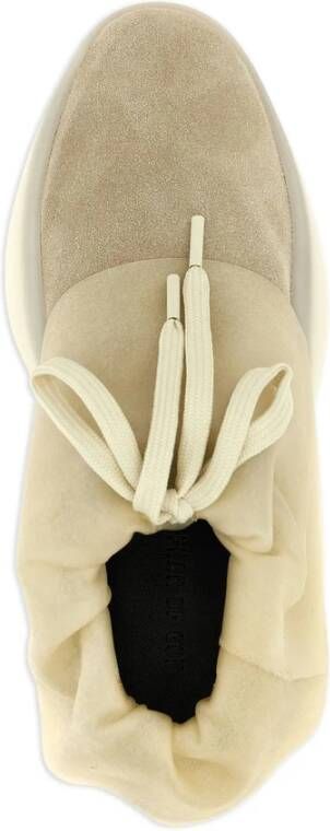 Fear Of God Beige Slip-On Sneakers met Koordsluiting