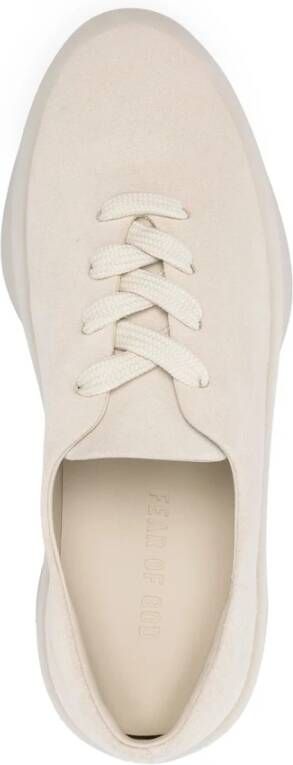 Fear Of God Ecru Veterschoenen van Leer