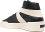 Fear Of God Gestructureerde Leren Veterschoenen met Panelen Black Heren - Thumbnail 3