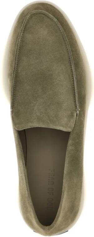 Fear Of God Suède Loafer in Salvia Groen