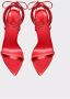 Femme LA Rode Lace-Up Stiletto Sandalen Beperkte Oplage - Thumbnail 2