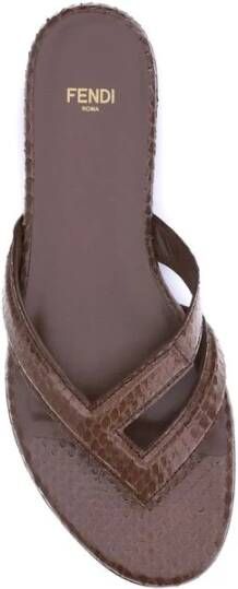 Fendi Ayers Sandalen met F-motief