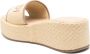 Fendi Beige Slip-On Plateau Sandalen - Thumbnail 2