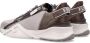 Fendi Beige Sneakers Lage Top Slip-On Elastische - Thumbnail 2