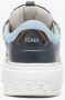 Fendi Blauwe Leren Sneakers met FF Detail Multicolor Heren - Thumbnail 3
