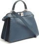 Fendi Blauwe Peekaboo ISeeU Saddle Tas - Thumbnail 2