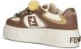 Fendi Bruin Leren Sneakers met Charms - Thumbnail 2