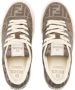 Fendi Bruine Denim-Effect FF Jacquard Platform Sneakers - Thumbnail 2