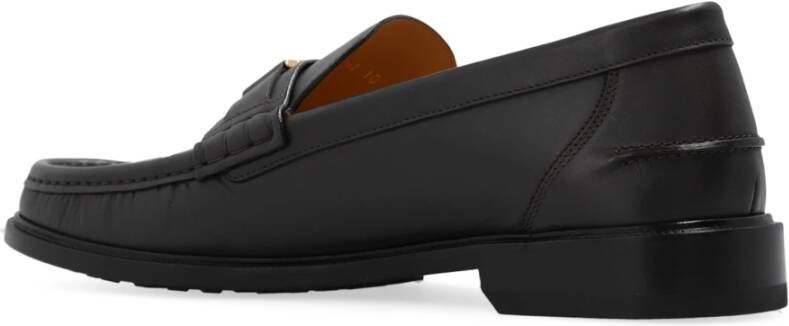 Fendi Bruine Loafer Schoenen voor Mannen Black Heren