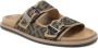 Fendi Bruine Platte Sandalen Elegante Metalen Details Brown Heren - Thumbnail 11