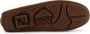 Fendi Bruine Platte Schoenen Metalen Logo Detail - Thumbnail 2