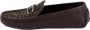 Fendi Bruine Leren Sneakers met Metalen Gesp Brown Heren - Thumbnail 2