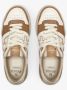 Fendi Bruine Sneakers Wit Leer Rubberen Zool Multicolor Heren - Thumbnail 6