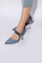 Fendi Elegante Decollete Schoenen voor Vrouwen Blue Dames - Thumbnail 3