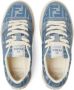 Fendi Denim-Effect FF Jacquard Platform Sneakers - Thumbnail 2
