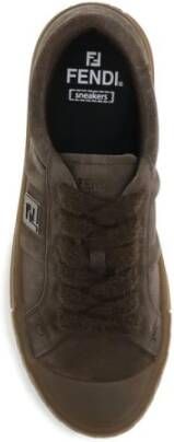 Fendi Domino Leren Low-Top Sneakers