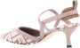 Fendi Monogram Kitten Heel Slingback Pumps Pink Dames - Thumbnail 11