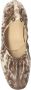 Fendi Filo ballerina's in slangenprint Brown Dames - Thumbnail 6