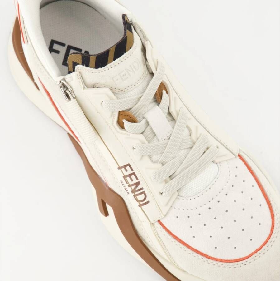 Fendi Flow Lace-Up Sneakers Multicolor Dames