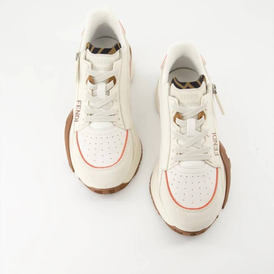 Fendi Flow Lace-Up Sneakers Multicolor Dames