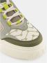 Fendi Groene Leren Nubuck Lage Sneakers - Thumbnail 2
