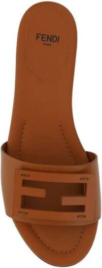 Fendi Iconische FF Sandalen Open Teen Slip-On