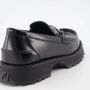 Fendi Zwarte platte schoenen met OLock detail Black Heren - Thumbnail 4