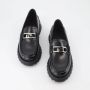 Fendi Zwarte platte schoenen met OLock detail Black Heren - Thumbnail 6