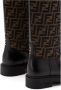 Fendi Logo Plaque Leren Laarzen Black Dames - Thumbnail 3
