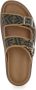 Fendi Bruine Platte Sandalen Elegante Metalen Details Brown Heren - Thumbnail 16