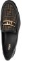 Fendi Leren Instaploafers met Metalen Detail Black Heren - Thumbnail 5